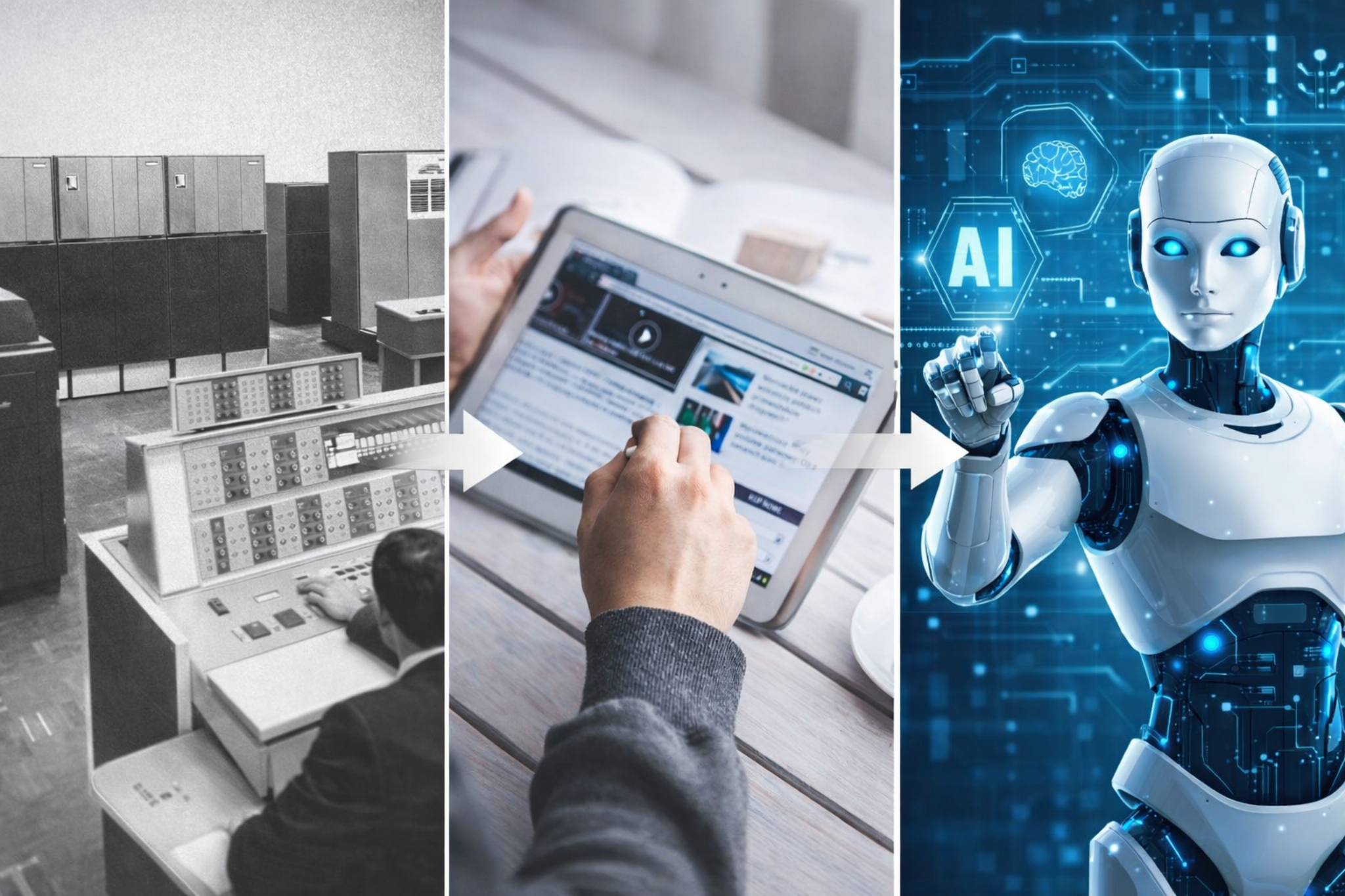 Datam journey from mainframes to micro computers to AI